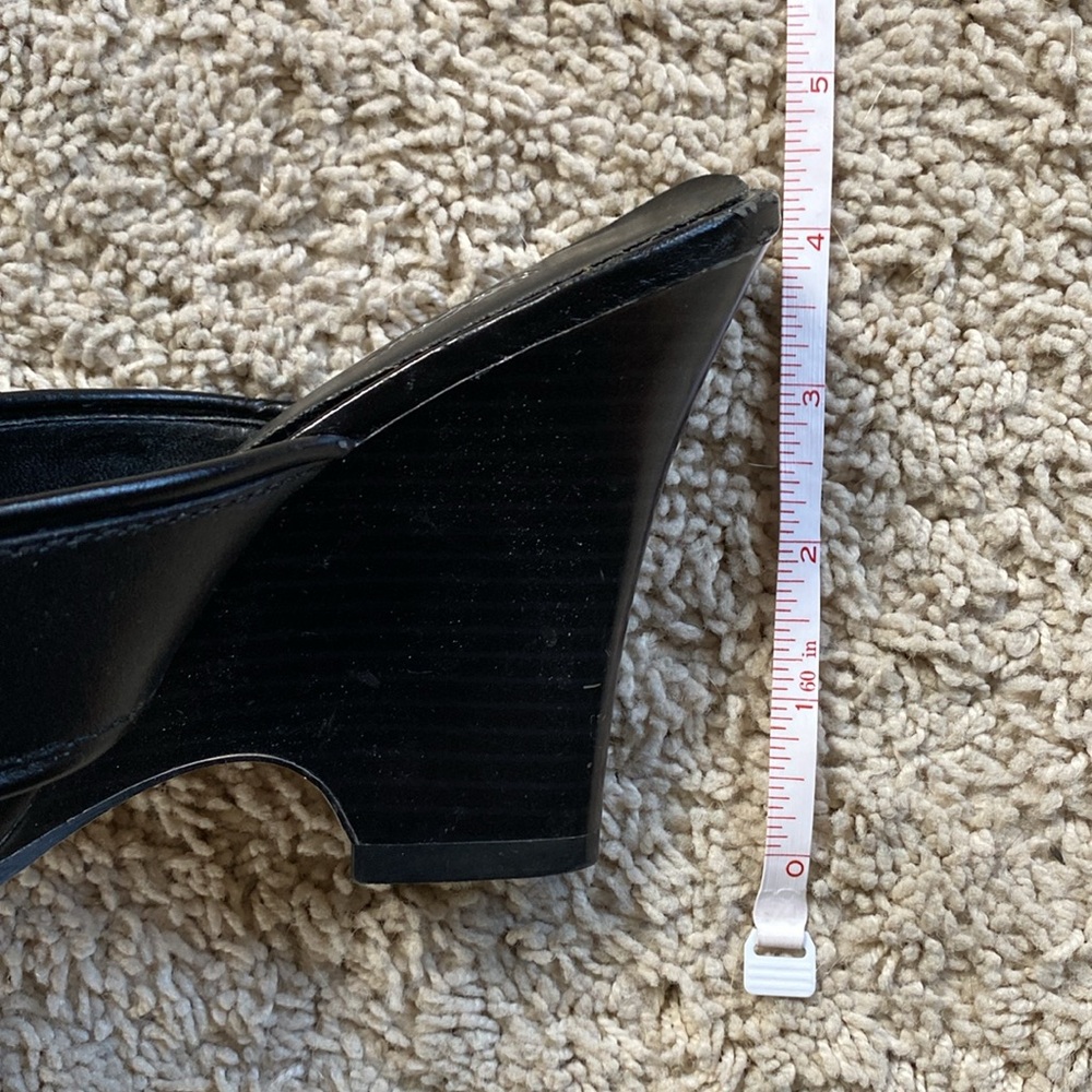 Mossimo Women's Black Wedge Sandals - Picture 6 of 8